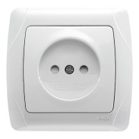 Розетка без заземления белая VIKO CARMEN 90561007
